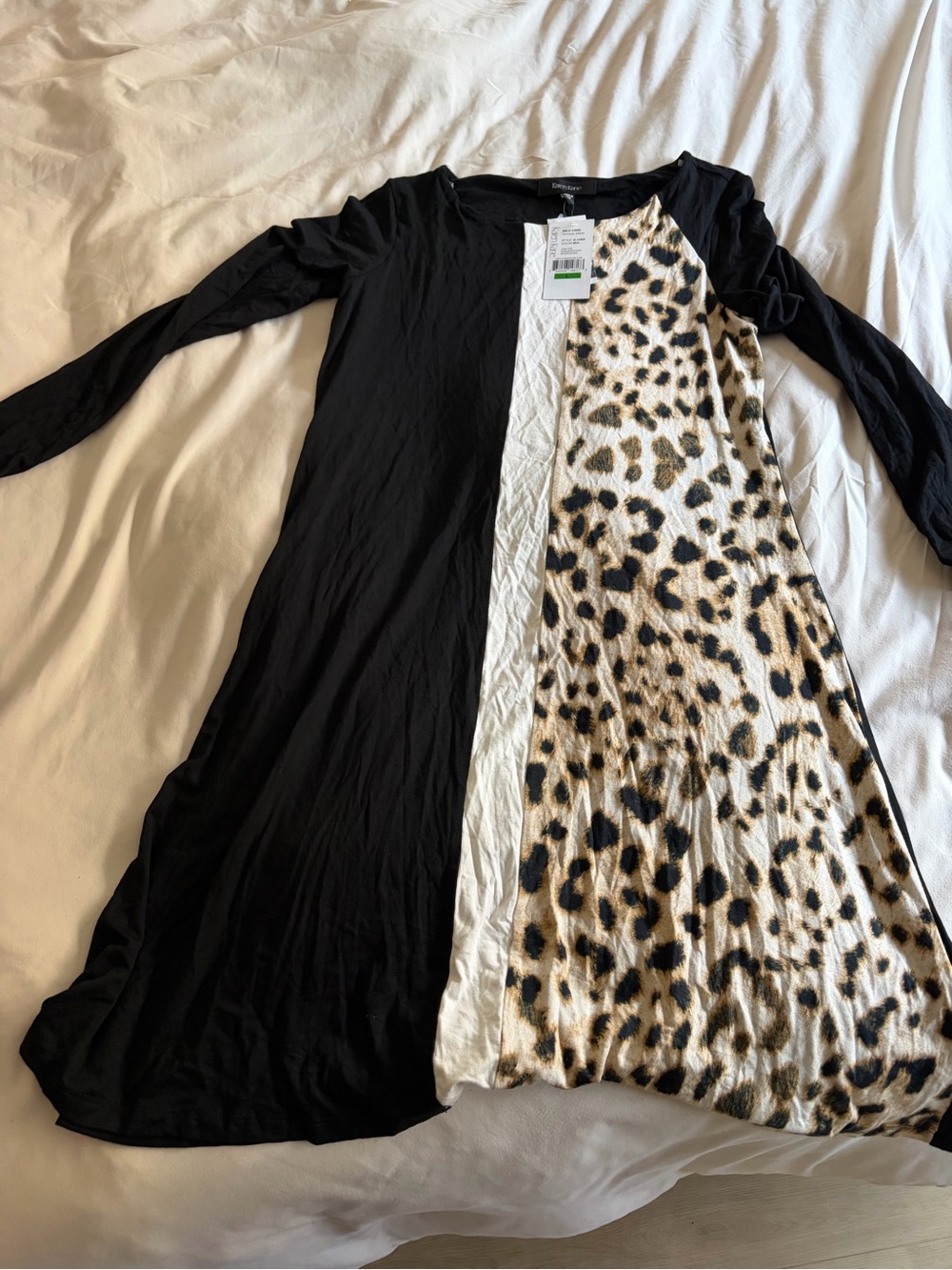 Karen Kane leopard panel dress